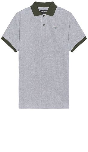 Essential sports polo mix en color gris talla L en - Grey. Talla L (también en M, S, XL/1X) - Barbour - Modalova