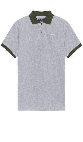 Essential sports polo mix en color gris talla M en - Grey. Talla M (también en S, XL/1X) - Barbour - Modalova