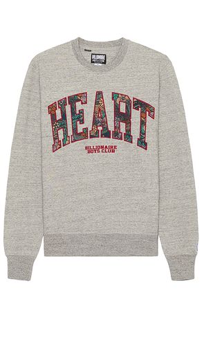Heart crew sweatshirt in color grey size L in - Grey. Size L (also in M, XL/1X) - Billionaire Boys Club - Modalova