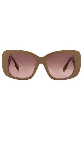 Burberry Square Sunglasses in Tan - Burberry - Modalova