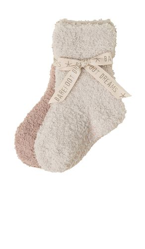 Pack de 2 calcetines con pinzas cozychic en color crema talla all en & - Cream. Talla all - Barefoot Dreams - Modalova