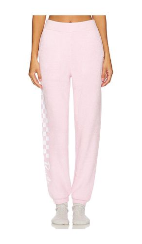 Cozychic ultra light barbie checkered jogger en color rosado talla L en - Pink. Talla L (también en M, S - Barefoot Dreams - Modalova