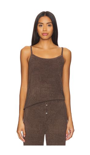 Top sin mangas cozychic ultra light ribbed tank en color marrón talla L en - Brown. Talla L (tamb - Barefoot Dreams - Modalova