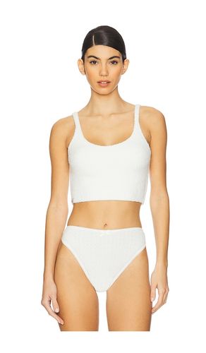 Camisola cozychic luxe cropped cami en color blanco talla L en - White. Talla L (también en M, S, XL, XS) - Barefoot Dreams - Modalova