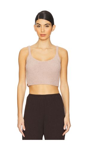 Camisola cozychic luxe cropped cami en color neutral talla L en - Neutral. Talla L (también en M, S, XL, XS) - Barefoot Dreams - Modalova