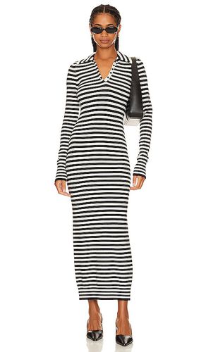 Striped polo dress in color black size L in & - Black. Size L (also in M, S) - BEVERLY HILLS x REVOLVE - Modalova
