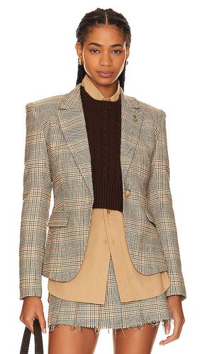 Beverly hills plaid blazer en color marrón talla M en - Brown. Talla M (también en XS) - BEVERLY HILLS x REVOLVE - Modalova