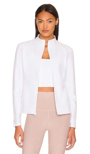 Spacedye on the go mock neck jacket in color white size M in - White. Size M (also in L, S, XL, XS) - Beyond Yoga - Modalova