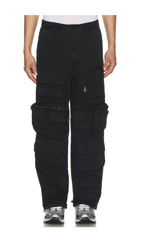 Garment dye block cargo pant in color black size 30 in - Black. Size 30 (also in 32, 34, 36) - Boiler Room - Modalova