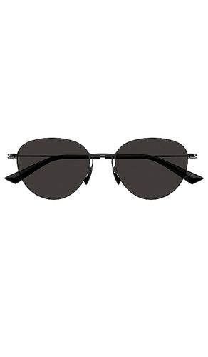 Thin Triangle Round Sunglasses in - Bottega Veneta - Modalova