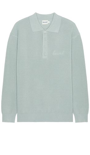 Ennio long sleeve polo in color sage size L in - Sage. Size L (also in M, S, XL/1X) - Bound - Modalova