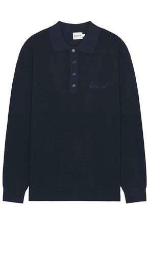 Ennio long sleeve polo in color blue size L in - Blue. Size L (also in M, S, XL/1X) - Bound - Modalova