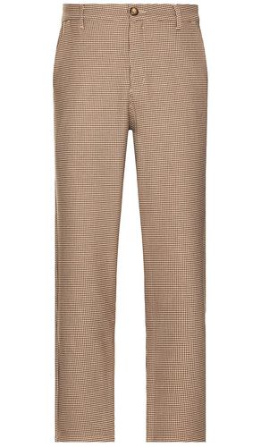 Dogtooth Woven Cropped Trouser in . Taglia S - Bound - Modalova