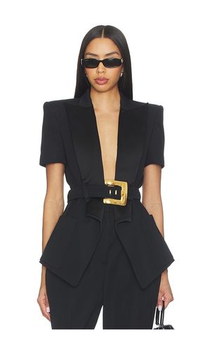 Tailored Grain De Poudre Jacket in & Noir in . Taglia 36. Also in 38 - BALMAIN - Modalova