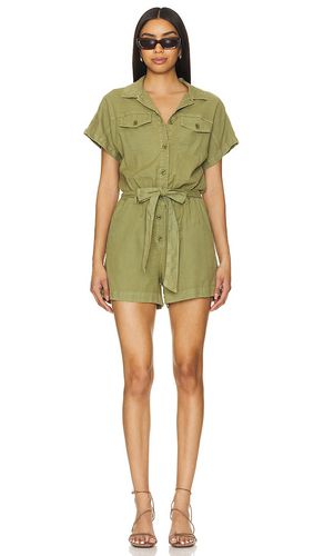 Searose rolled sleeve romper with belt in color olive size L in - Olive. Size L (also in M, S, XS) - Bella Dahl - Modalova