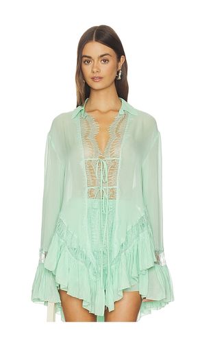 Georgette Top With Lace in . Taglia 36. Also in 40 - Blumarine - Modalova