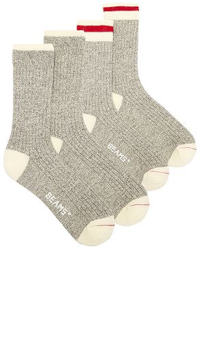 Rag socks in color grey size all in - Grey. Size all - Beams Plus - Modalova