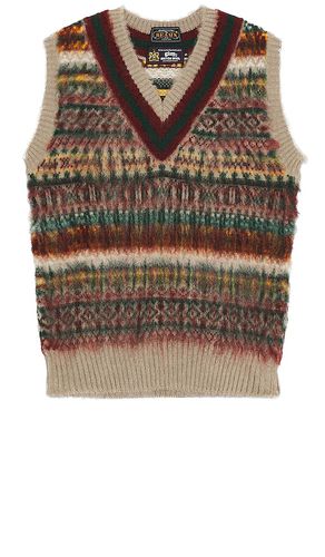 Gim Cricket Fair Isle Vest British Wool 5g in . Size M, S, XL/1X - Beams Plus - Modalova