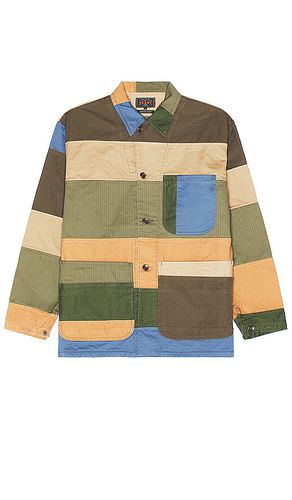 Mil chore jacket patchwork en color verde talla S en - Green. Talla S (también en M, XL/1X) - Beams Plus - Modalova
