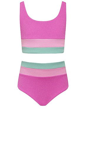 Conjunto de bikini para niños little mackenzine & heidi en color rosado talla 2 en - Pink. Talla 2 (t - BEACH RIOT - Modalova