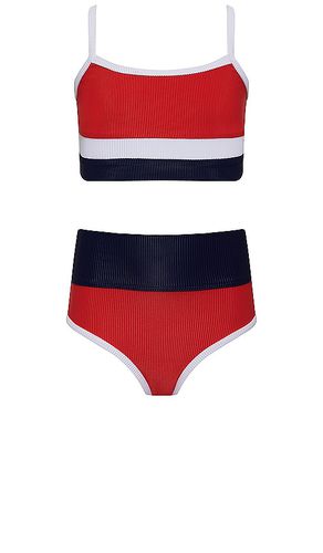 Conjunto de bikini para niños eva & emmie en color rojo talla 2 en - Red. Talla 2 (también en 3/4, 5/6) - BEACH RIOT - Modalova