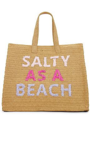 Salty as a beach tote in color tan size all in & - Tan. Size all - BTB Los Angeles - Modalova