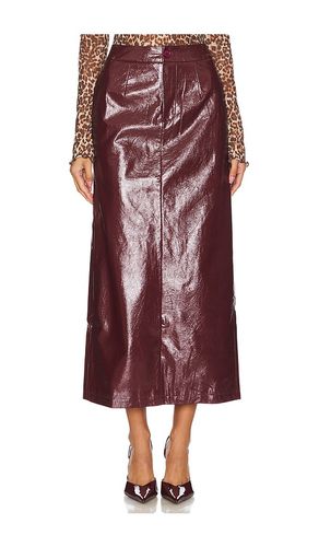 Eliza Leather Maxi Skirt in . Size M, S, XS - Bubish - Modalova