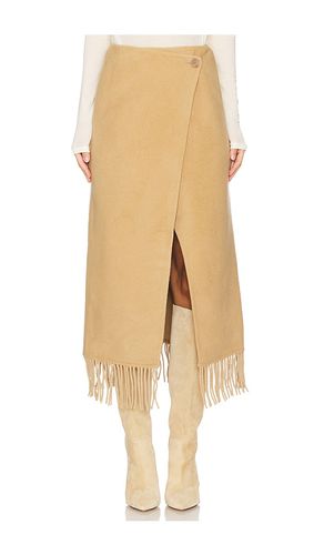 Hannah Fringe Wrap Skirt in . Size L - Bubish - Modalova