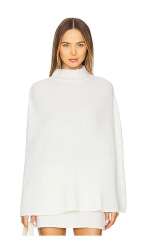 Poncho punto ambrosia en color crema talla S/M en - Cream. Talla S/M (también en M/L) - BUCI - Modalova