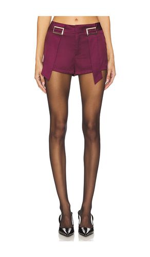 Rosie micro shorts en color burgundy talla L en - Burgundy. Talla L (también en M, S, XL, XS) - BY.DYLN - Modalova