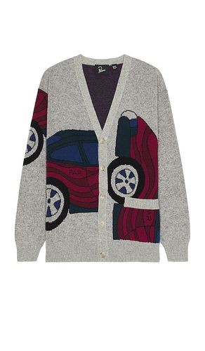 No parking knitted cardigan in color light grey size L in - Light Grey. Size L (also in M) - By Parra - Modalova