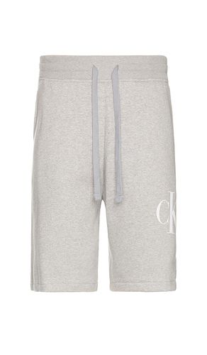 Monogram Fleece Short in . Taglia XL/1X - Calvin Klein - Modalova