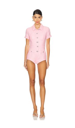 X revolve ash tweed romper en color talla 10 en - Pink. Talla 10 (también en 12, 4) - Central Park West - Modalova
