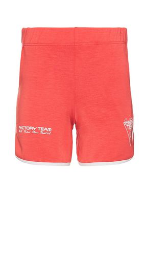 Factory team scallop hem gym short en color rojo talla M en - Red. Talla M (también en S, XL) - Coney Island Picnic - Modalova