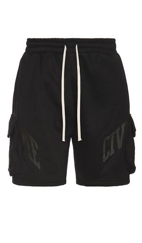 Dominique cargo short en color talla L en - Black. Talla L (también en M, S) - Civil Regime - Modalova