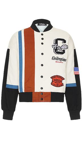 Rose dealer racing jacket in color cream size M in & - Cream. Size M (also in S) - Civil Regime - Modalova