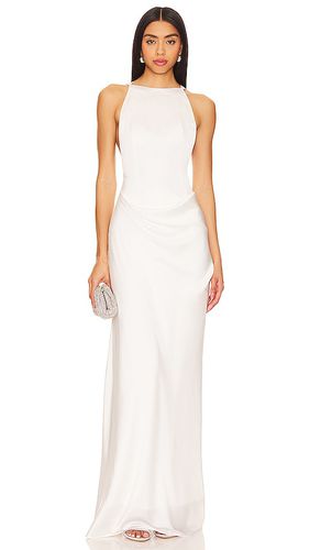 Vestido de satén en color talla L en - White. Talla L (también en M, S, XS) - Ceren Ocak - Modalova