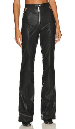 Faux Leather Detailed Pants in . Size M - Ceren Ocak - Modalova