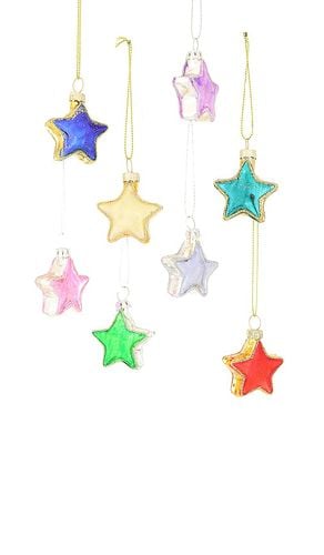 Ornamento festive stars ornament set of 8 en color rosado talla all en / - Pink. Talla all - Cody Foster & Co - Modalova