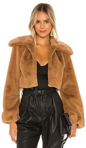 Cleobella Cropped Faux Fur Jacket in . Size S - Camila Coelho - Modalova
