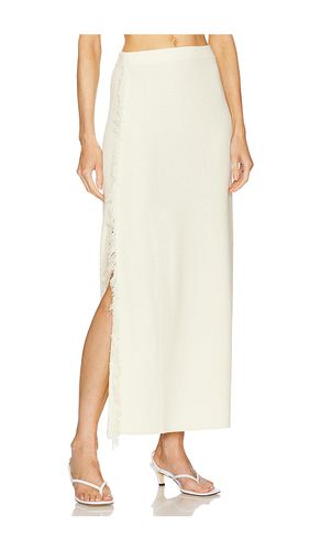 Canton Fringe Knit Skirt in . Taglia S - Clea - Modalova