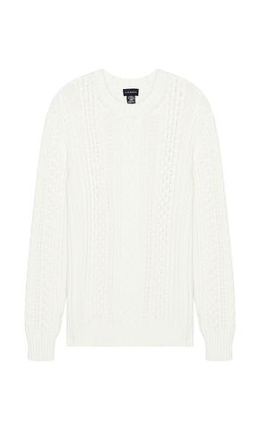 Large Cable Crew Sweater in . Taglia M, S, XL/1X - Club Monaco - Modalova