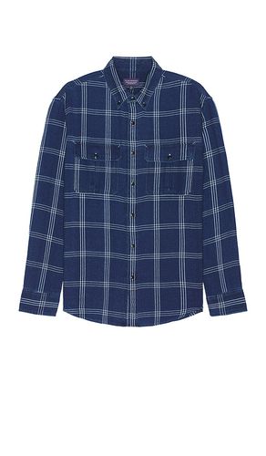 Relaxed Indigo Twill Shirt Jacket in . Taglia M, XL/1X - Club Monaco - Modalova