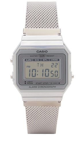 Reloj en color metálico talla all en - Metallic Silver. Talla all - Casio - Modalova