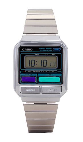 A120 series watch in color metallic size all in - Metallic . Size all - Casio - Modalova