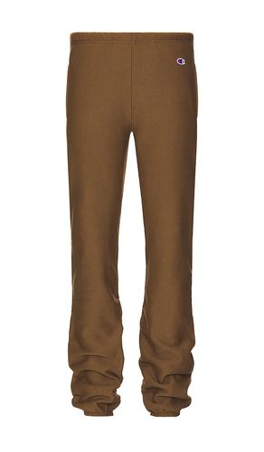 Pantalón deportivo usa reverse weave en color marrón talla L en - Brown. Talla L (también en M, S) - Champion - Modalova