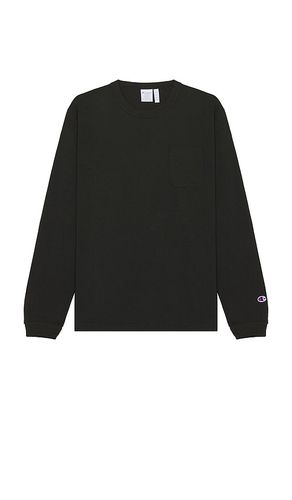 USA Long Sleeve Pocket Tee in . Size M, XL/1X - Champion - Modalova