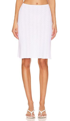 Falda midi en color talla L en - White. Talla L (también en M, XL, XS) - Cou Cou Intimates - Modalova