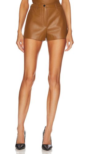 Faux leather short in color chocolate size L in - Chocolate. Size L (also in M, S, XL, XS, XXS) - CULTNAKED - Modalova