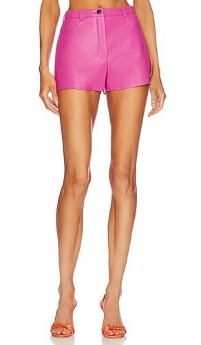 Faux leather short en color talla S en - Pink. Talla S (también en XL, XS, XXS) - CULTNAKED - Modalova